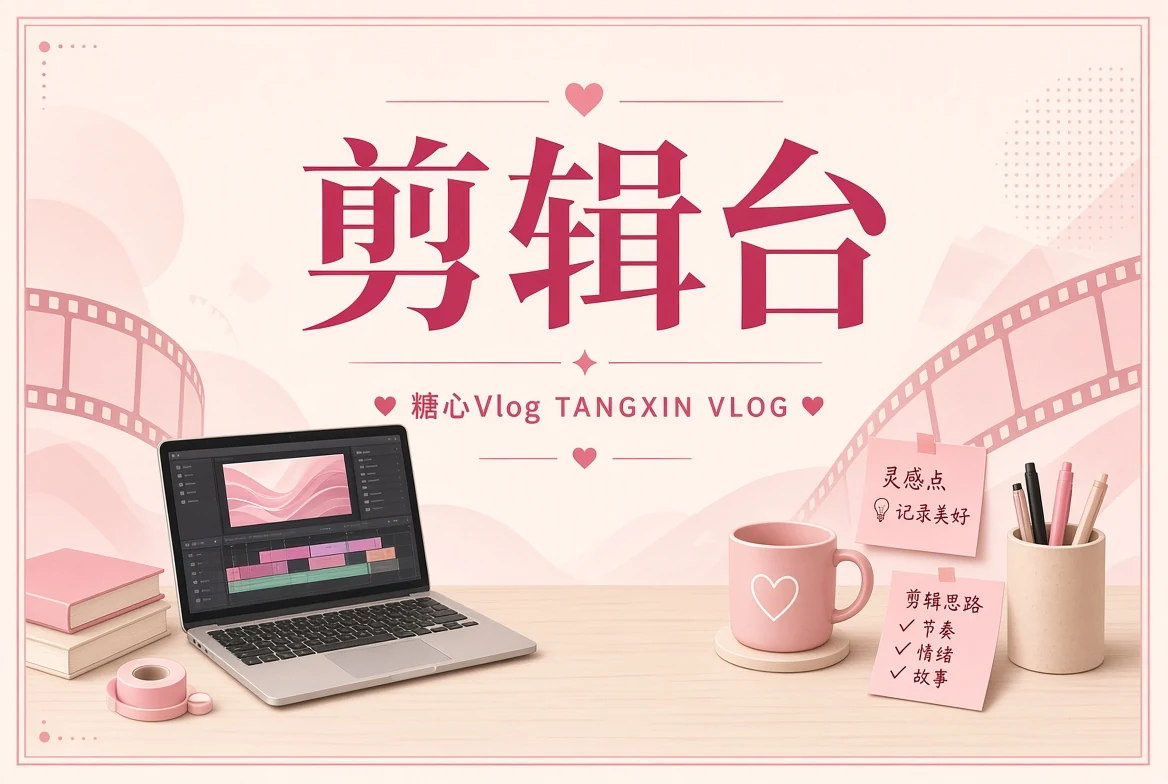 糖心Vlog剪辑台内容图